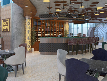 Buz Küpü Cafe / KATARKafeterya & VIP odaları ile geniş çaplı projemiz. 